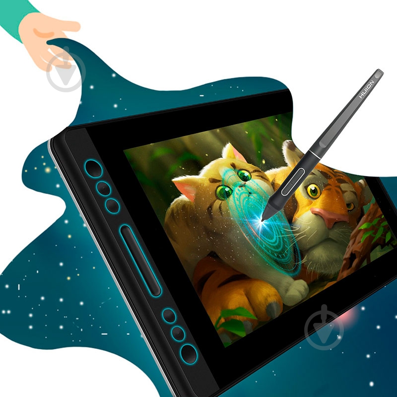 Монитор графический Huion Kamvas PRO13 + перчатка - фото 7 Монитор графический Huion Kamvas PRO13 + перчатка - фото 7