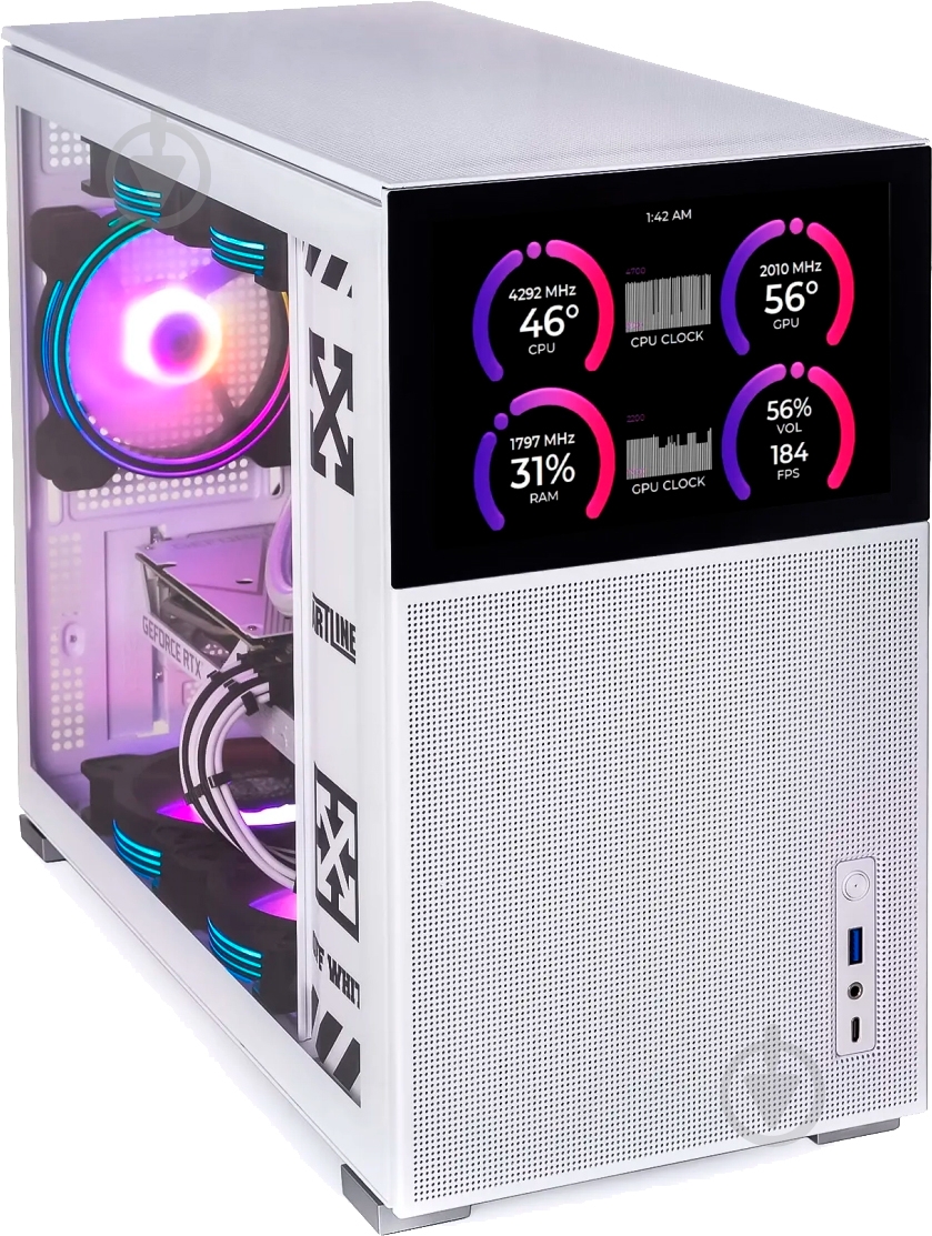 Компьютер Artline Gaming D31WHITE (D31Whitev13Win) Windows 11 Home white - фото 2 Компьютер Artline Gaming D31WHITE (D31Whitev13Win) Windows 11 Home white - фото 2