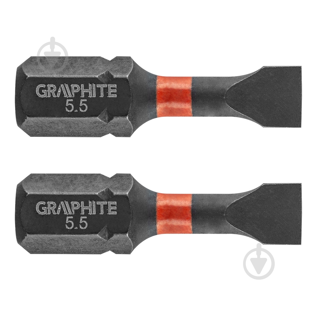 Бита GRAPHITE SL5.5 х 25 мм 2 шт. 56H510 - фото 1