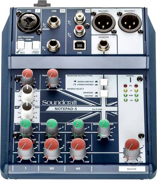 Пульт микшерный Soundcraft NOTEPAD-5 - фото 1