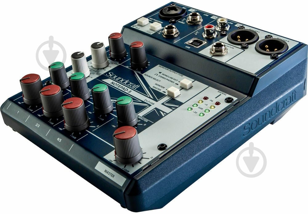 Пульт микшерный Soundcraft NOTEPAD-5 - фото 3