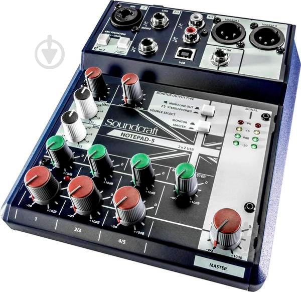 Пульт микшерный Soundcraft NOTEPAD-5 - фото 2