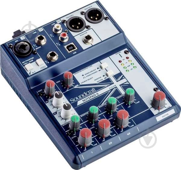 Пульт микшерный Soundcraft NOTEPAD-5 - фото 4