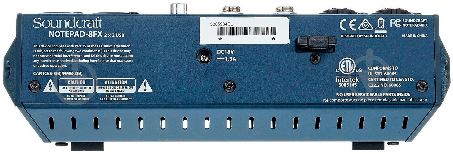 Пульт микшерный Soundcraft NOTEPAD-8FX - фото 7 Пульт микшерный Soundcraft NOTEPAD-8FX - фото 7