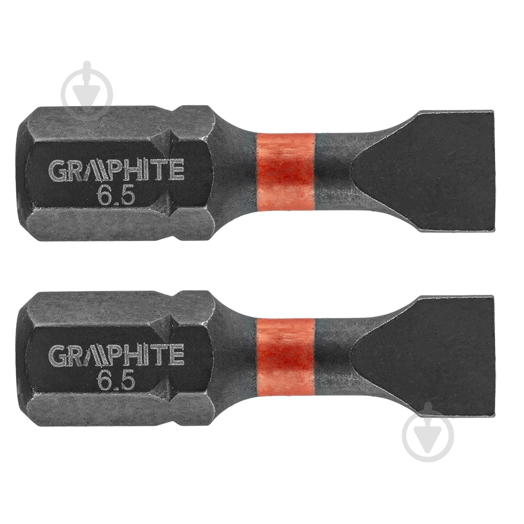 Бита GRAPHITE SL6.5 х 25 мм 2 шт. 56H511 - фото 1
