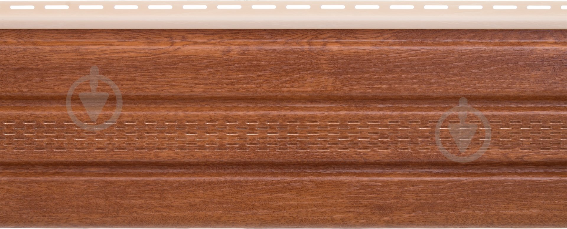 Панель-софит перфорированная 3x0,232 м золотой дуб 0,7 кв.м - фото 2