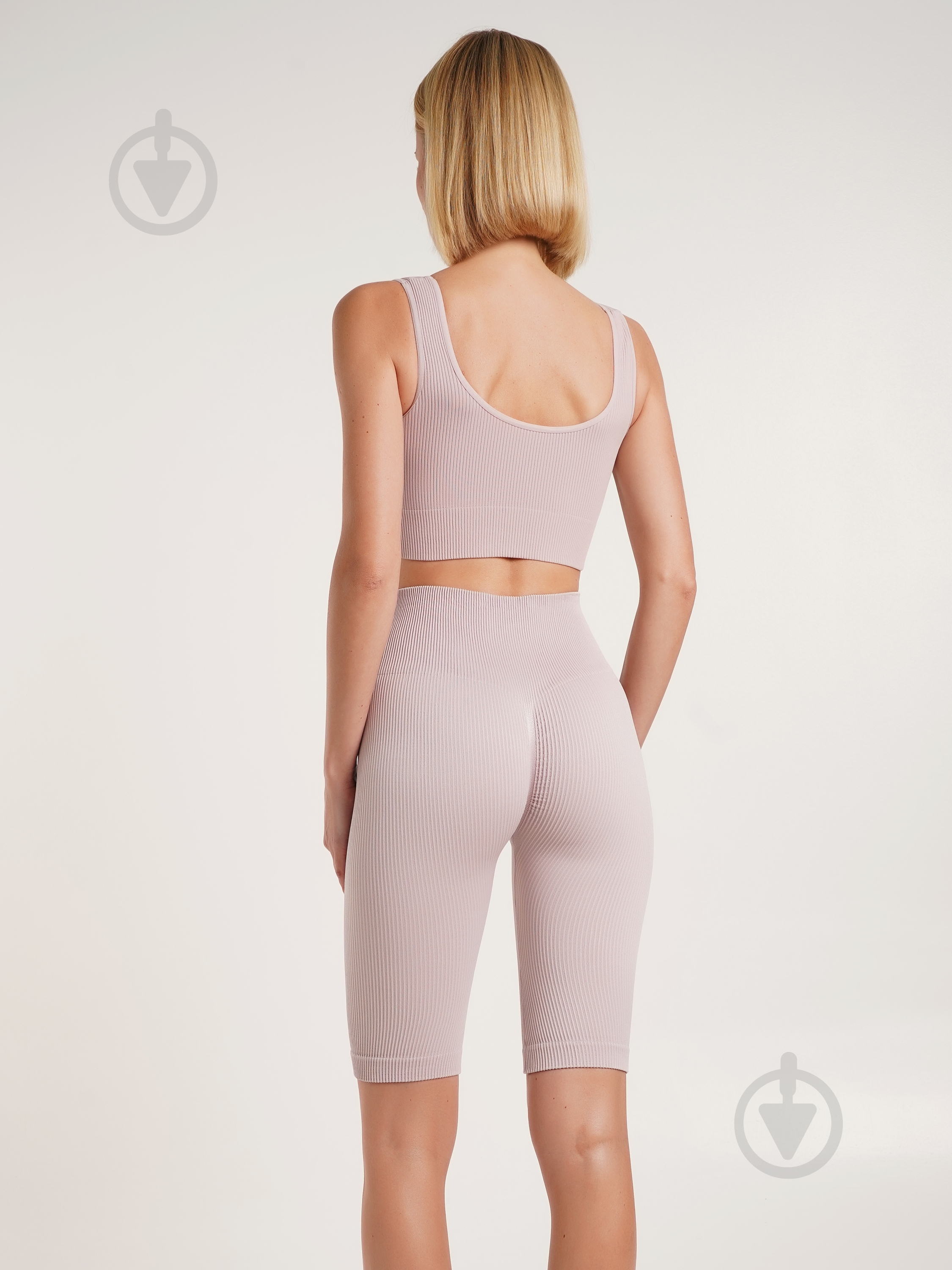 Велосипедки Giulia TRACKS RIB SHAPE р. L/XL пудровый - фото 5