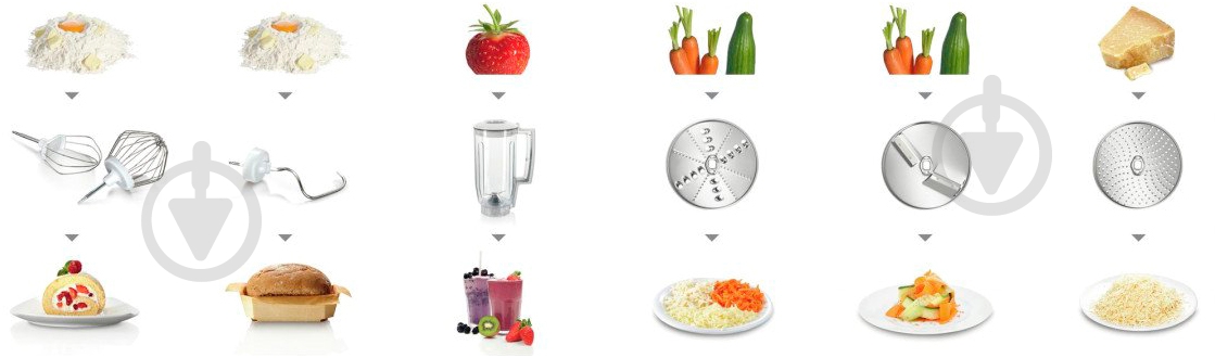 Кухонный комбайн Bosch MUM58720 Food Processor Creation Line - фото 6