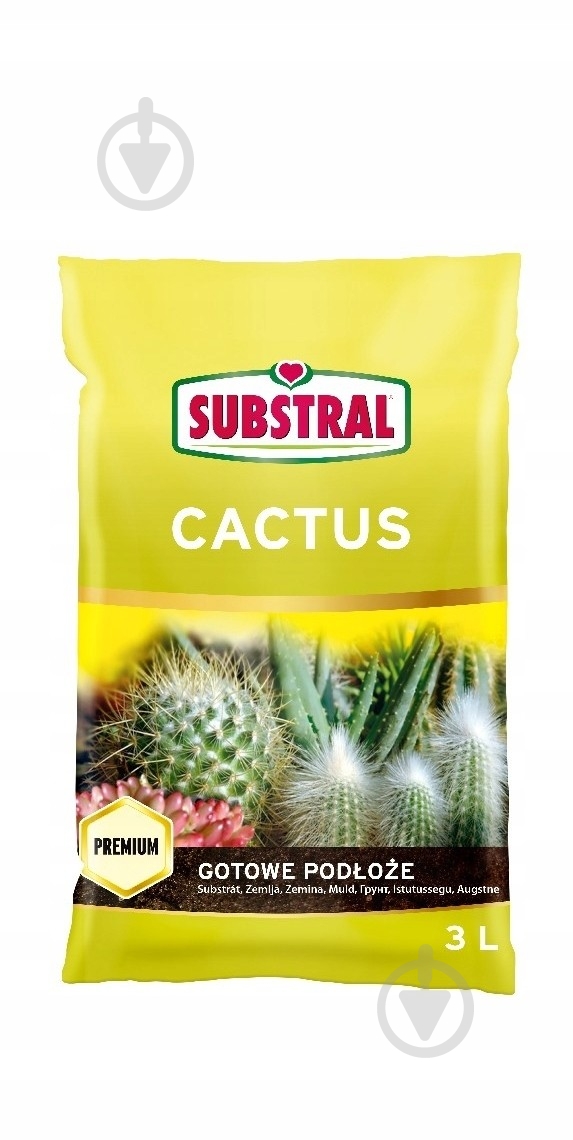 Грунт Substral для кактусов 3 л - фото 1 Грунт Substral для кактусов 3 л - фото 1
