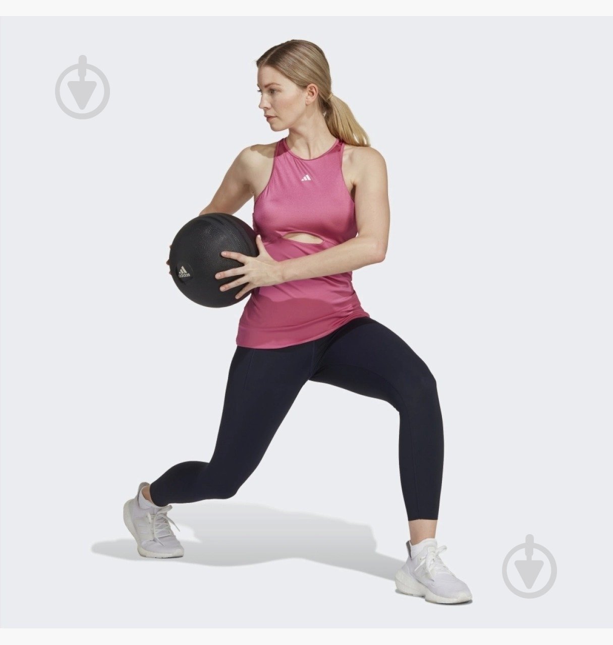 Майка Adidas IB8592 р.S рожевий - фото 3