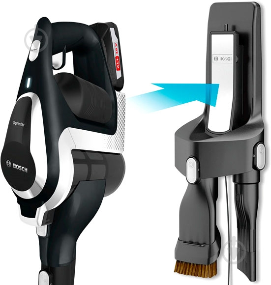 Пылесос аккумуляторный Bosch BBS1114 black/white - фото 3