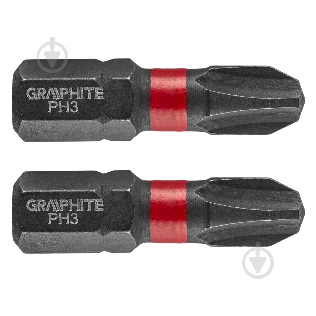 Бита GRAPHITE PH3 х 25 мм 2 шт. 56H502 - фото 1