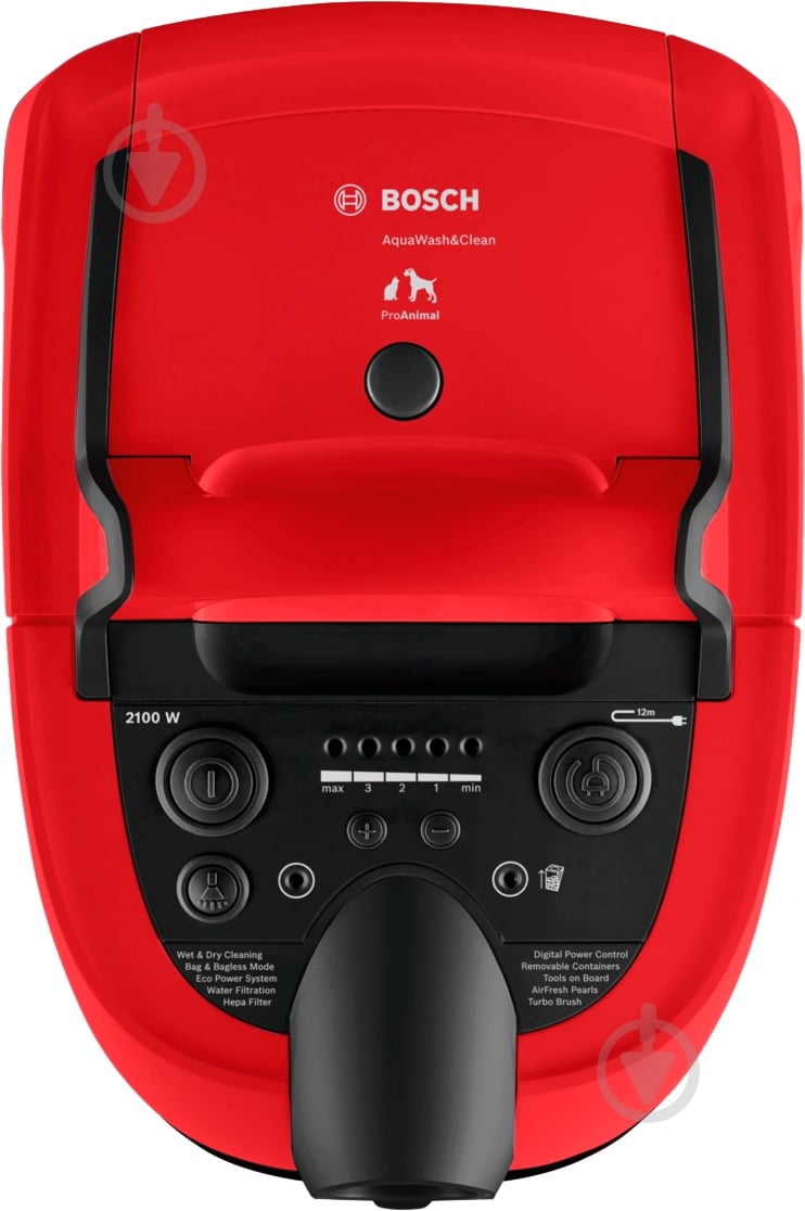 Пылесос моющий Bosch BWD421PET red/black - фото 3 Пылесос моющий Bosch BWD421PET red/black - фото 3