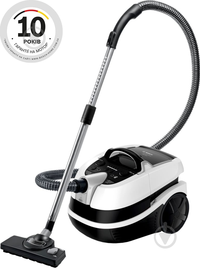 Пылесос моющий Bosch BWD421PRO black/white - фото 1