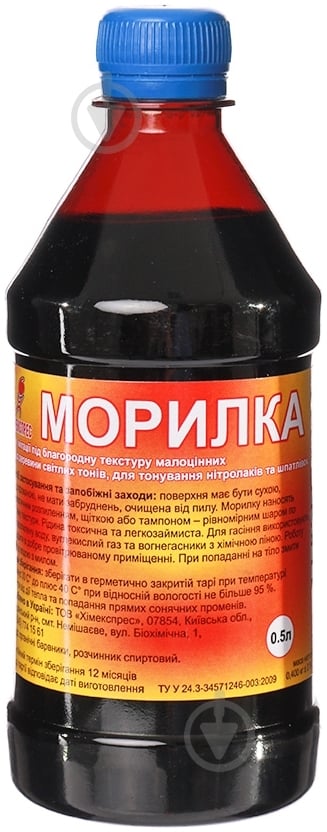 Морилка Химекспрес спиртовая вишня 0,5 л - фото 2