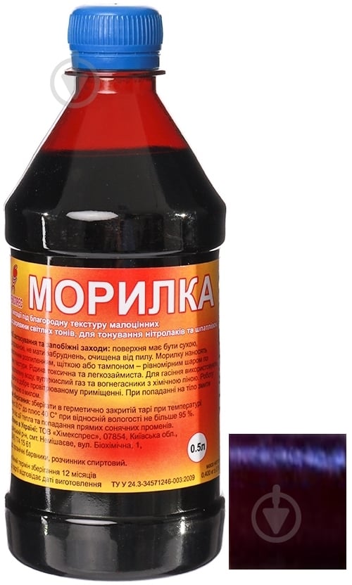 Морилка Химекспрес спиртовая вишня 0,5 л - фото 1