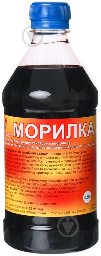 Морилка Химекспрес спиртовая орехово-коричневый 0,5 л - фото 2