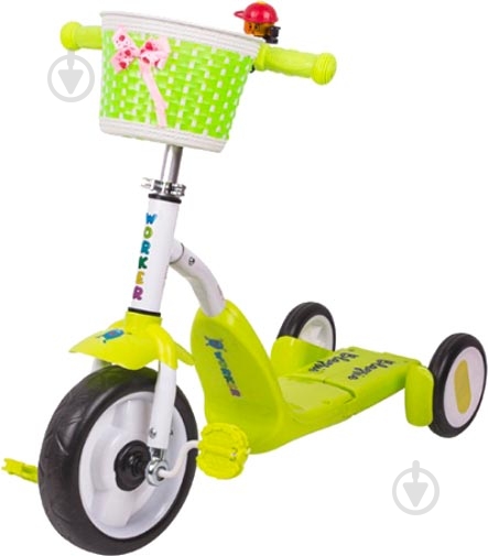 Самокат WORKER Tri-Scooter 2-in-1 Blagrie зеленый 16872-1 - фото 1 Самокат WORKER Tri-Scooter 2-in-1 Blagrie зеленый 16872-1 - фото 1
