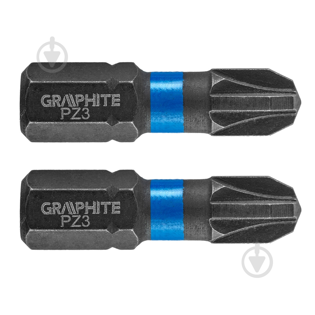 Біта GRAPHITE PZ3 х 25 мм 2 шт. 56H505 - фото 1 Біта GRAPHITE PZ3 х 25 мм 2 шт. 56H505 - фото 1