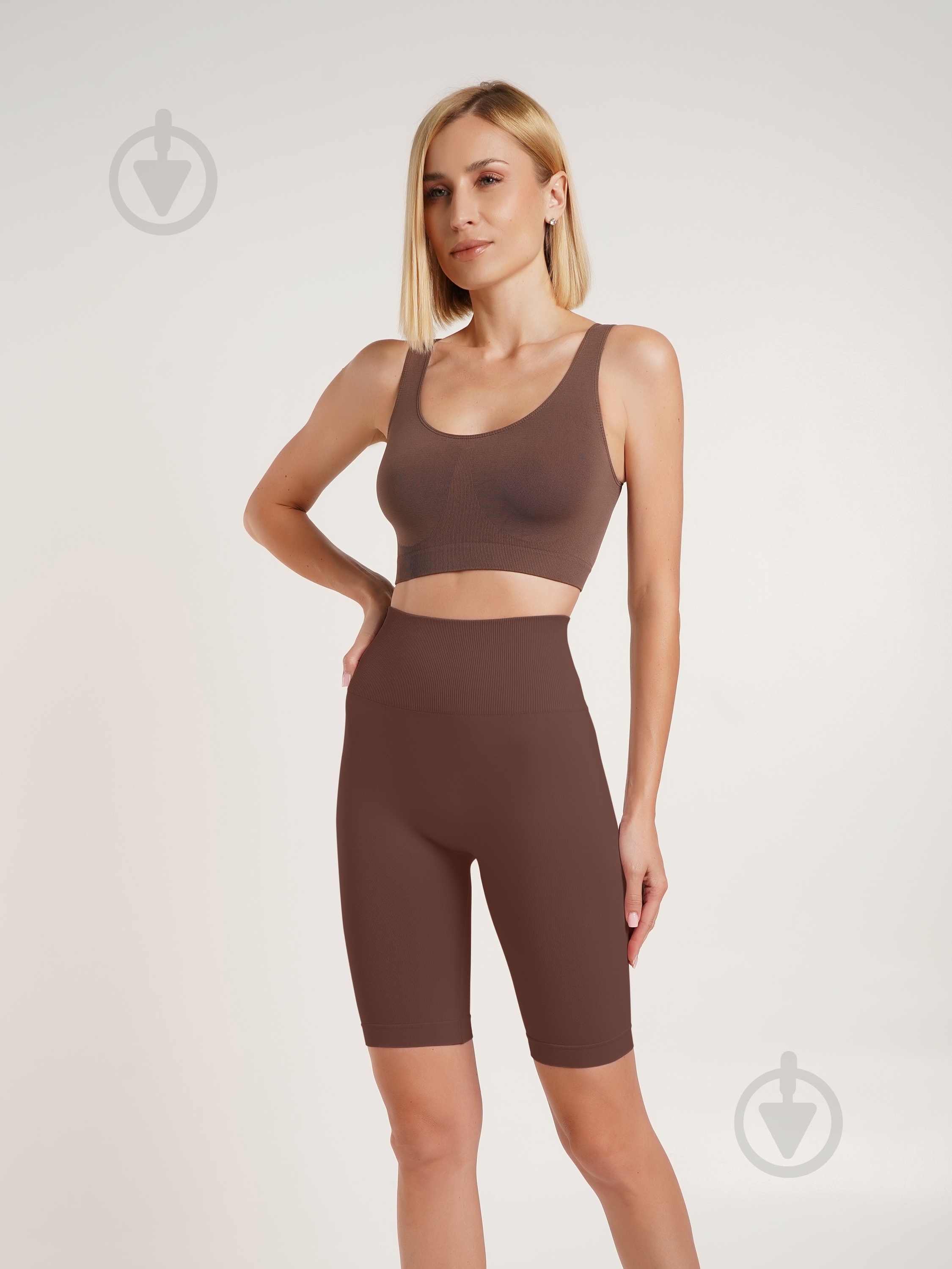 Велосипедки Giulia TRACKS SHAPE р. L/XL коричневый - фото 4 Велосипедки Giulia TRACKS SHAPE р. L/XL коричневый - фото 4