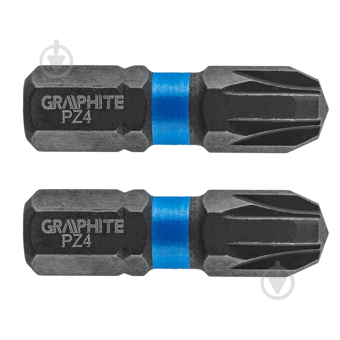 Бита GRAPHITE PZ4 х 25 мм 2 шт. 56H506 - фото 1 Бита GRAPHITE PZ4 х 25 мм 2 шт. 56H506 - фото 1