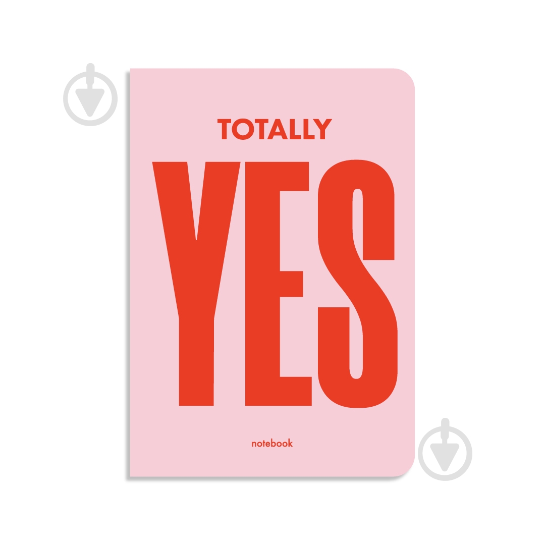 Блокнот Totally YES розовый Orner - фото 1 Блокнот Totally YES розовый Orner - фото 1