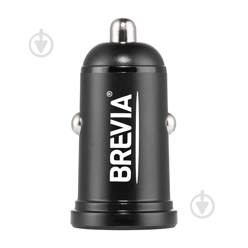 Зарядний пристрій — адаптер прикурювача-USB Brevia ePower DualCharge 48W CAB1xUSB-C+1xUSB-A, чорний 46348CAB - фото 3