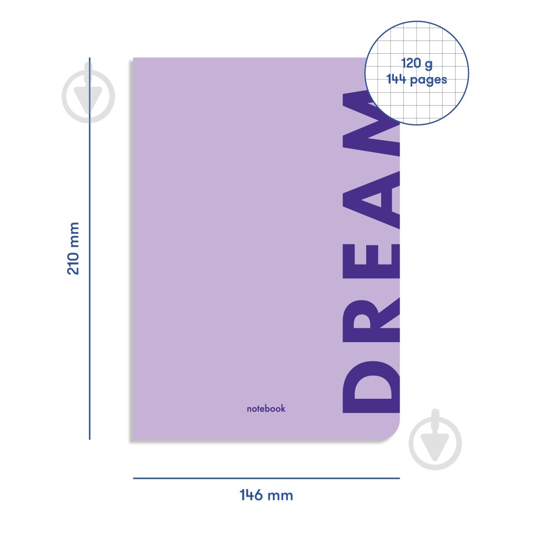 Блокнот Dream фиолетовый Orner - фото 2 Блокнот Dream фиолетовый Orner - фото 2