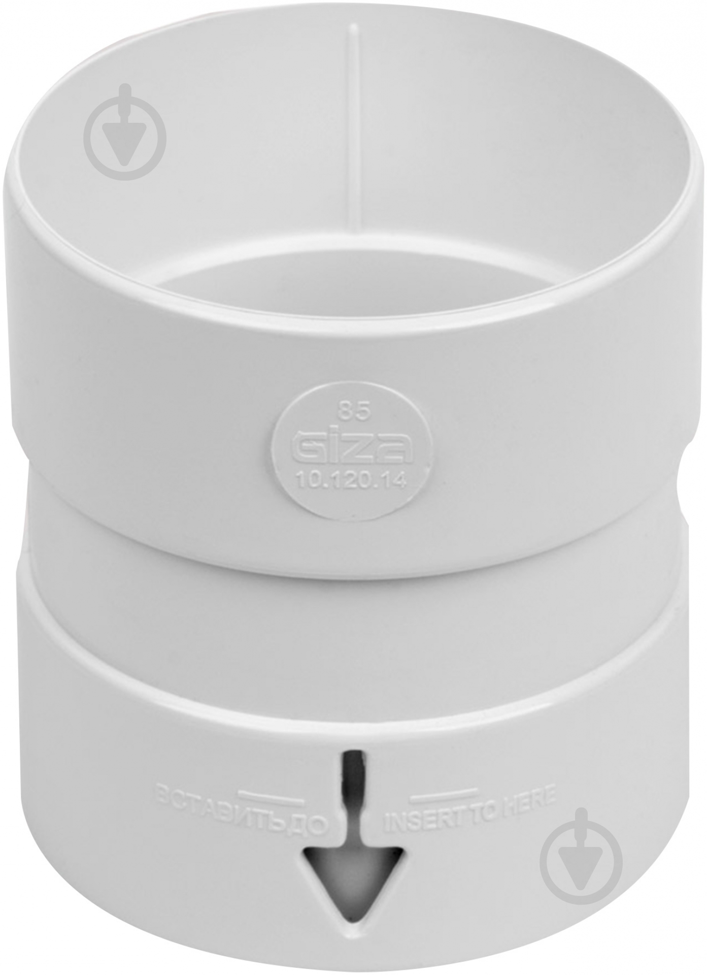 Муфта трубы RoofOK 85 мм белый - фото 1 Муфта трубы RoofOK 85 мм белый - фото 1