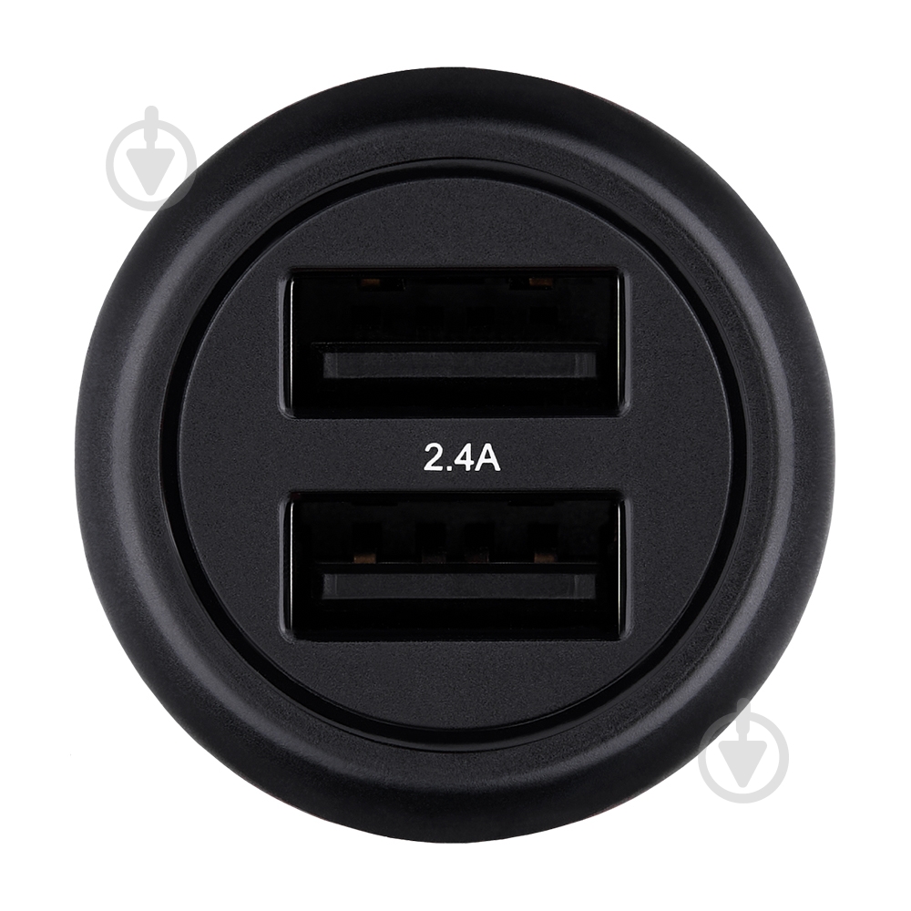 Зарядное устройство — адаптер прикуривателя-USB Brevia ePower DualDrive 12W 2xUSB-A черный 46012DUB - фото 4