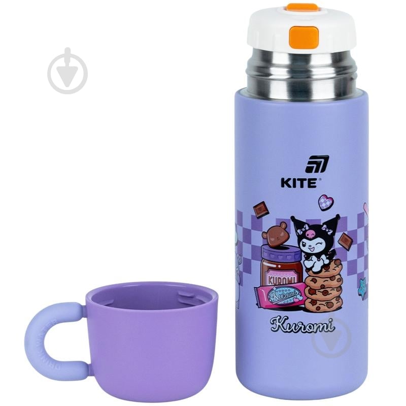 Термос KITE Kuromi 480 мл HK26-312 - фото 2 Термос KITE Kuromi 480 мл HK26-312 - фото 2