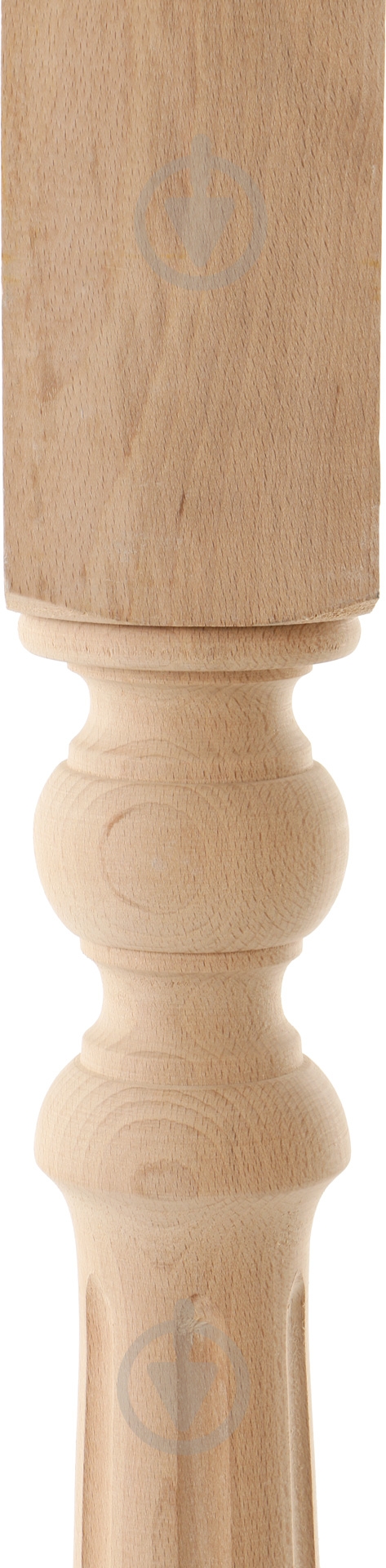 Столб тип-5 буковый фрезерованный 75x75x1110 мм - фото 3