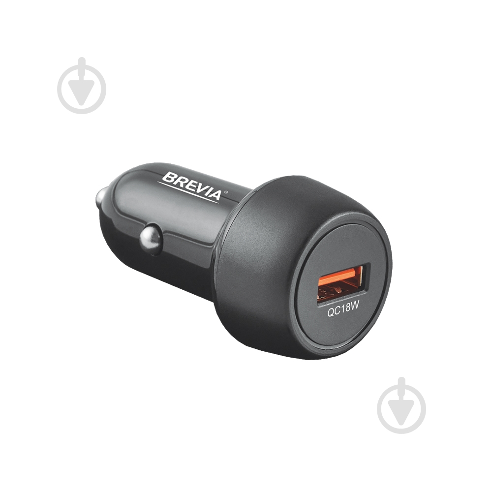 Зарядное устройство — адаптер прикуривателя-USB Brevia ePower SingleDrive 18W 1xUSB-A черный 46018UB - фото 5 Зарядное устройство — адаптер прикуривателя-USB Brevia ePower SingleDrive 18W 1xUSB-A черный 46018UB - фото 5