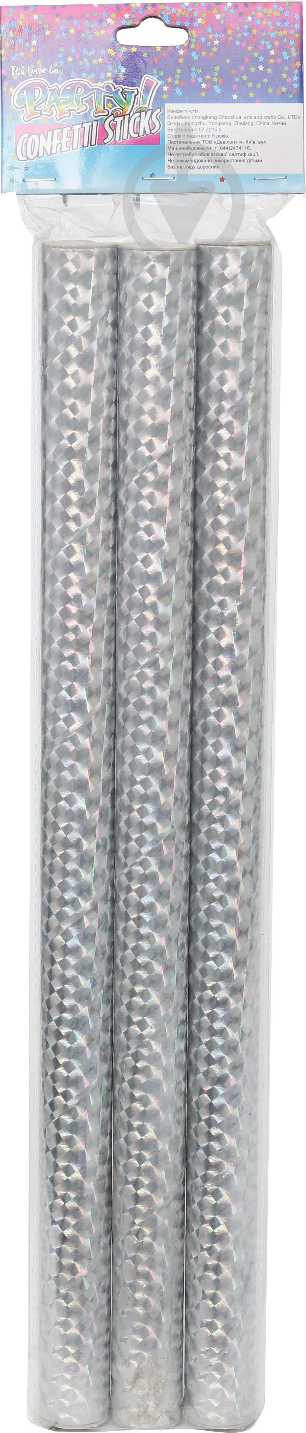 Конфетти-стик 35 см 400485 - фото 2