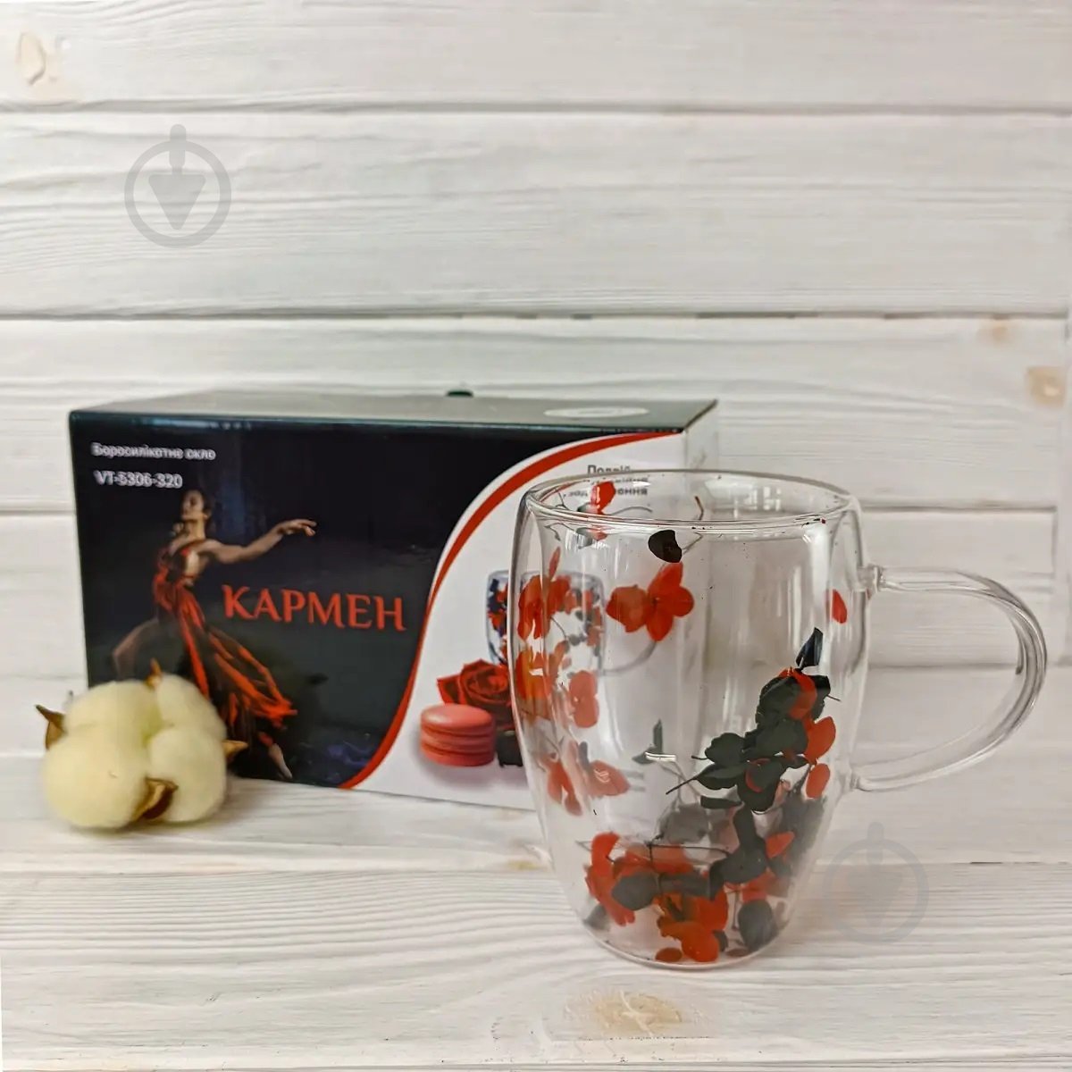 Набір чашок Vittora Кармен 320 мл 2 шт. - фото 2 Набір чашок Vittora Кармен 320 мл 2 шт. - фото 2