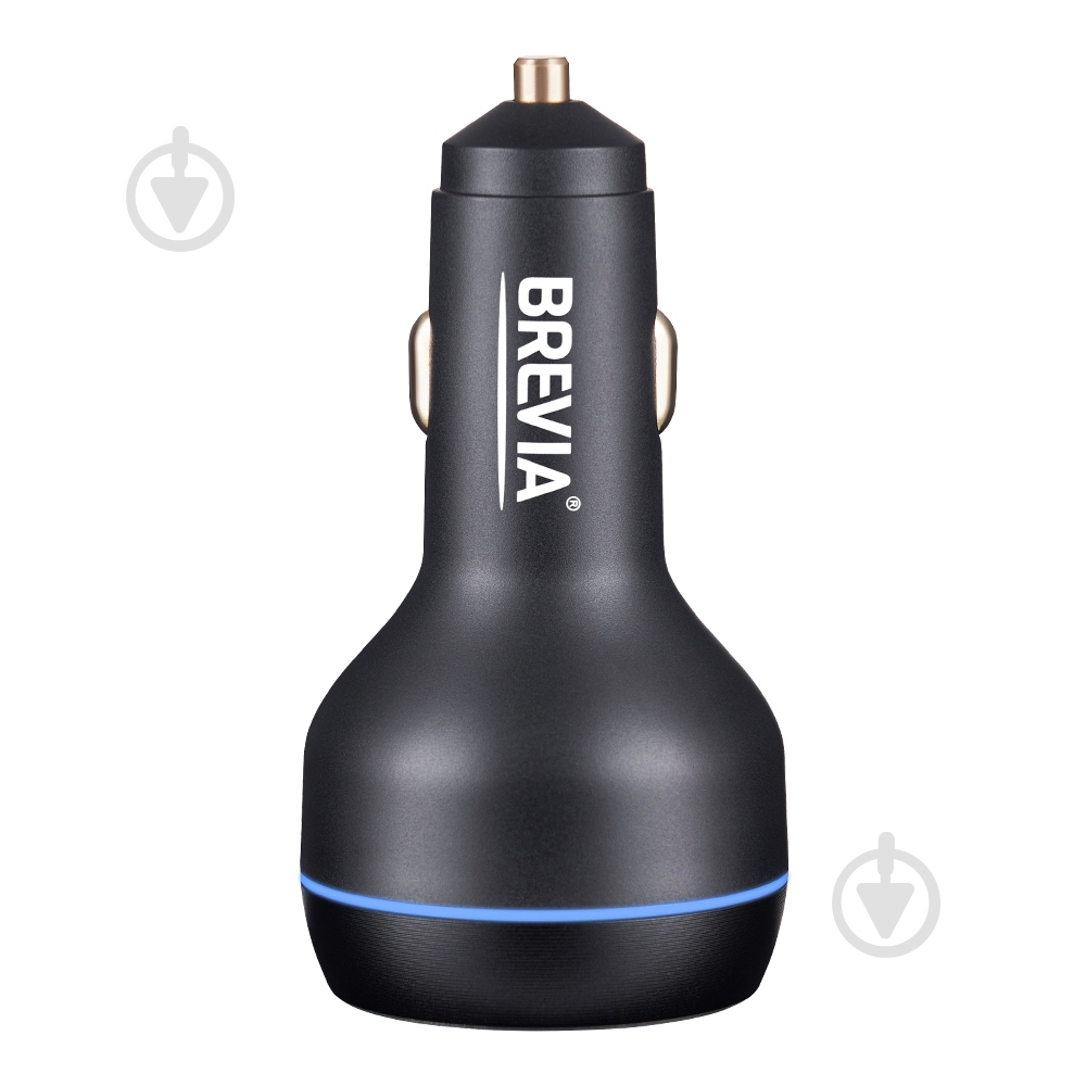 Зарядное устройство — адаптер прикуривателя-USB Brevia ePower TriPower PRO 130W 2xUSB-C+1xUSB-A 46130DCUB - фото 4 Зарядное устройство — адаптер прикуривателя-USB Brevia ePower TriPower PRO 130W 2xUSB-C+1xUSB-A 46130DCUB - фото 4
