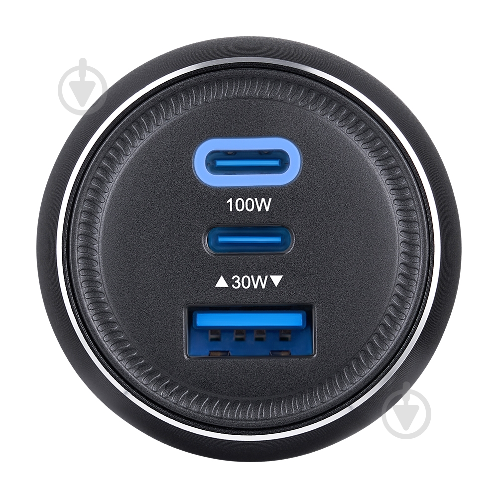 Зарядное устройство — адаптер прикуривателя-USB Brevia ePower TriPower PRO 130W 2xUSB-C+1xUSB-A 46130DCUB - фото 5 Зарядное устройство — адаптер прикуривателя-USB Brevia ePower TriPower PRO 130W 2xUSB-C+1xUSB-A 46130DCUB - фото 5