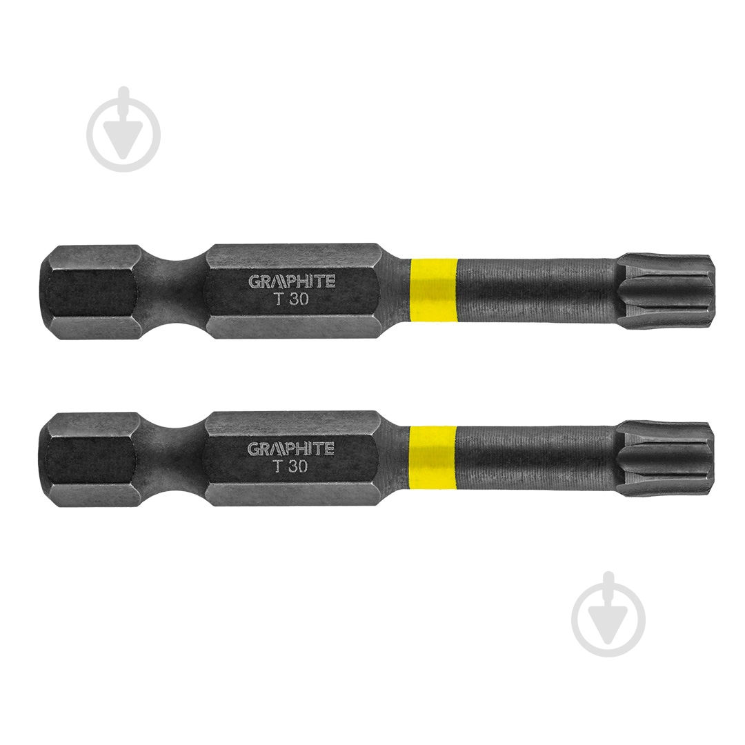 Бита GRAPHITE ТХ30 х 50 мм 2 шт. 56H528 - фото 1 Бита GRAPHITE ТХ30 х 50 мм 2 шт. 56H528 - фото 1