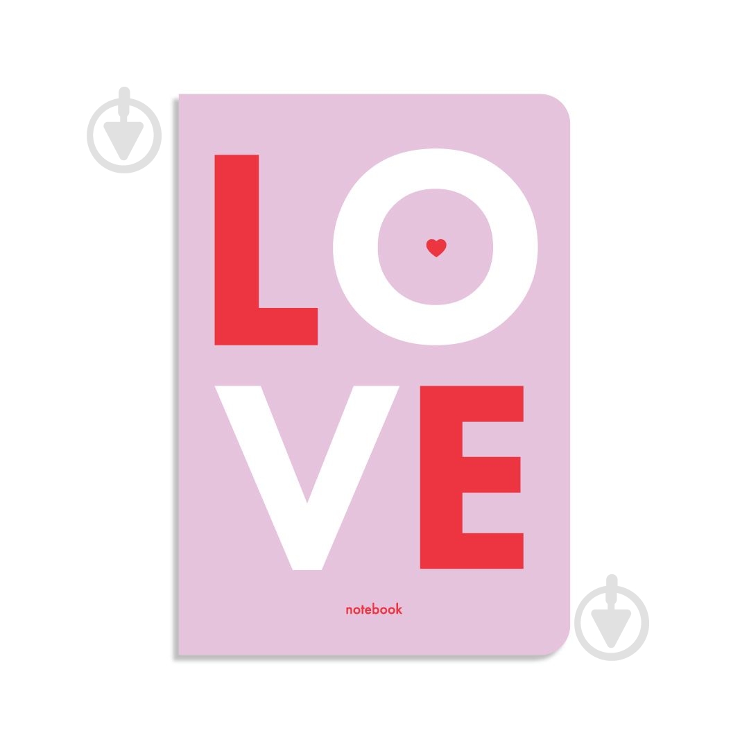 Блокнот Love фиолетовый Orner - фото 1