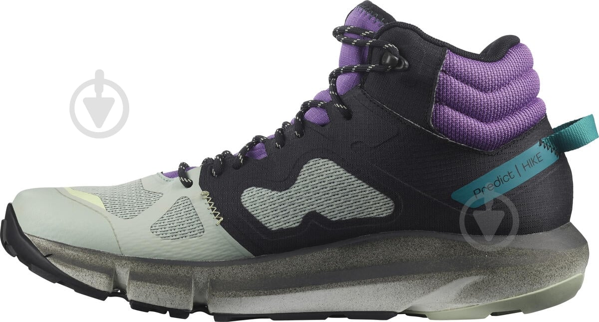 Ботинки Salomon PREDICT HIKE MID GTX L41461000 р.41 1/3 черно-фиолетовый - фото 3