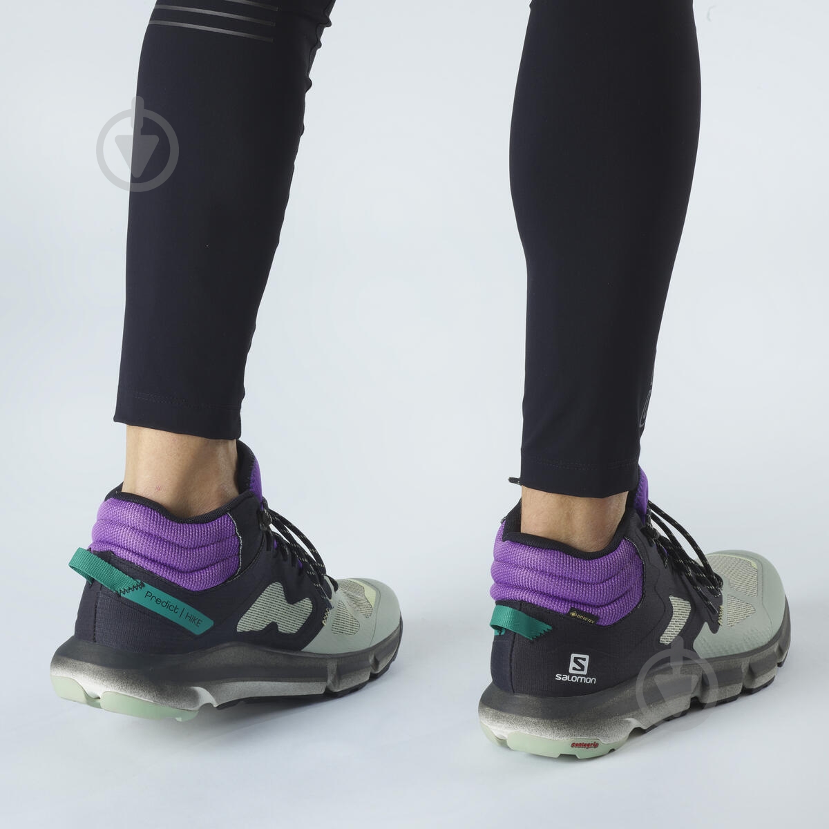 Ботинки Salomon PREDICT HIKE MID GTX L41461000 р.41 1/3 черно-фиолетовый - фото 7