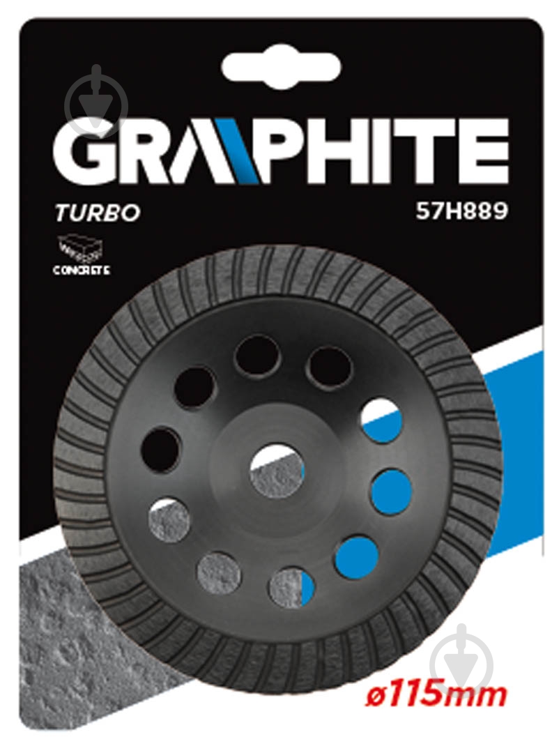 Чашка алмазная GRAPHITE 57H889 - фото 2 Чашка алмазная GRAPHITE 57H889 - фото 2