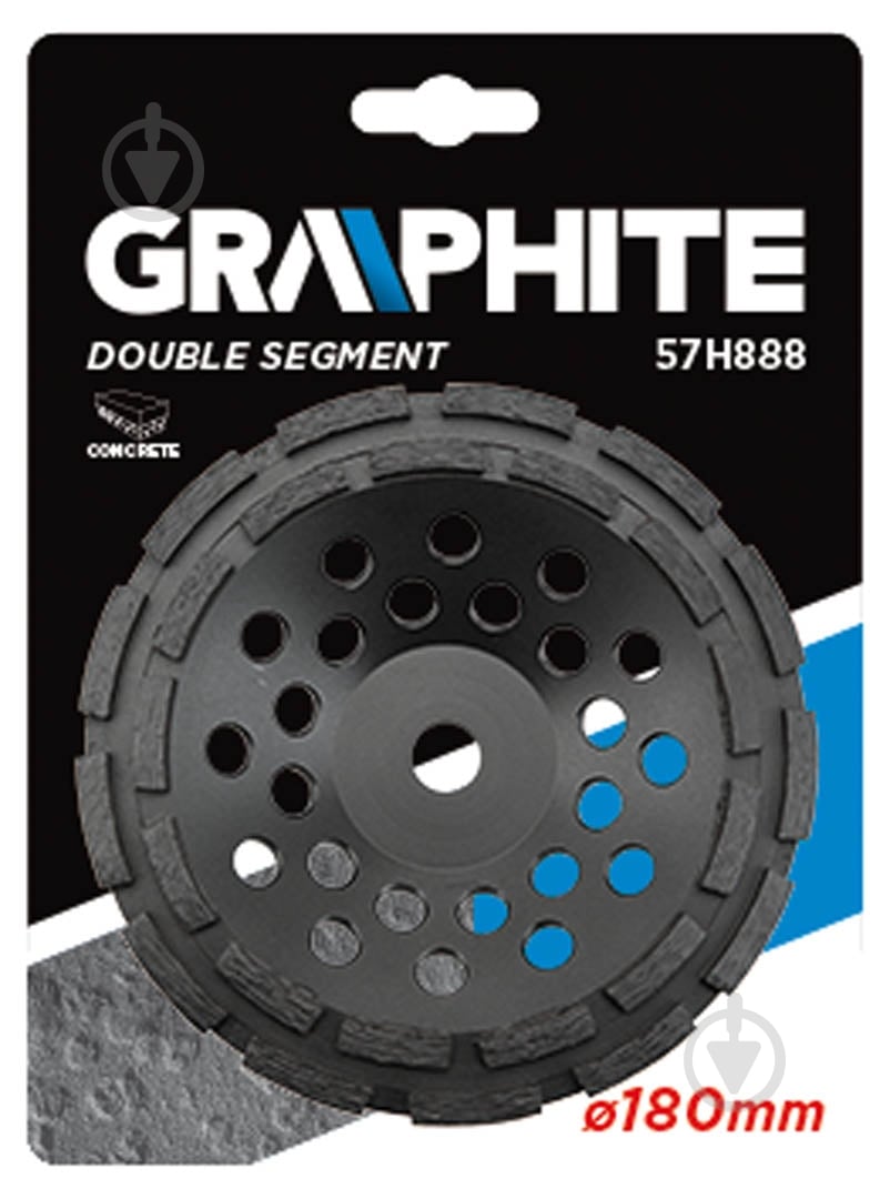 Чашка алмазная GRAPHITE 57H888 - фото 2