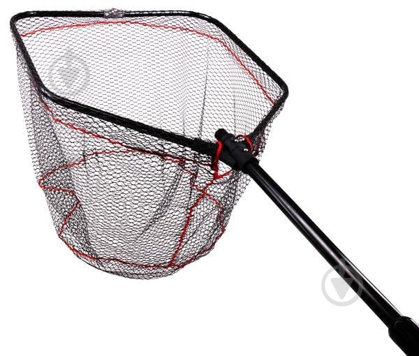 Підсак Fishing ROI складаний прогумована сітка 60*60 red, ручка 97-175см - фото 1 Підсак Fishing ROI складаний прогумована сітка 60*60 red, ручка 97-175см - фото 1