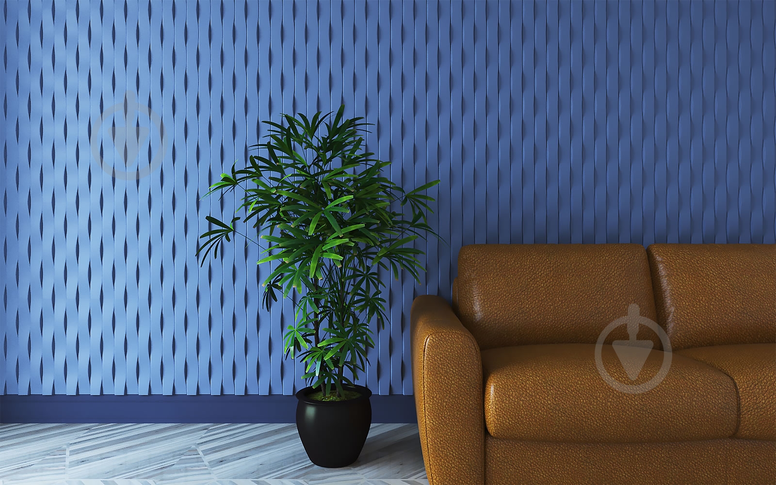 3D-панель гипсовая Calipso Кирпичи 0,25 кв.м - фото 3