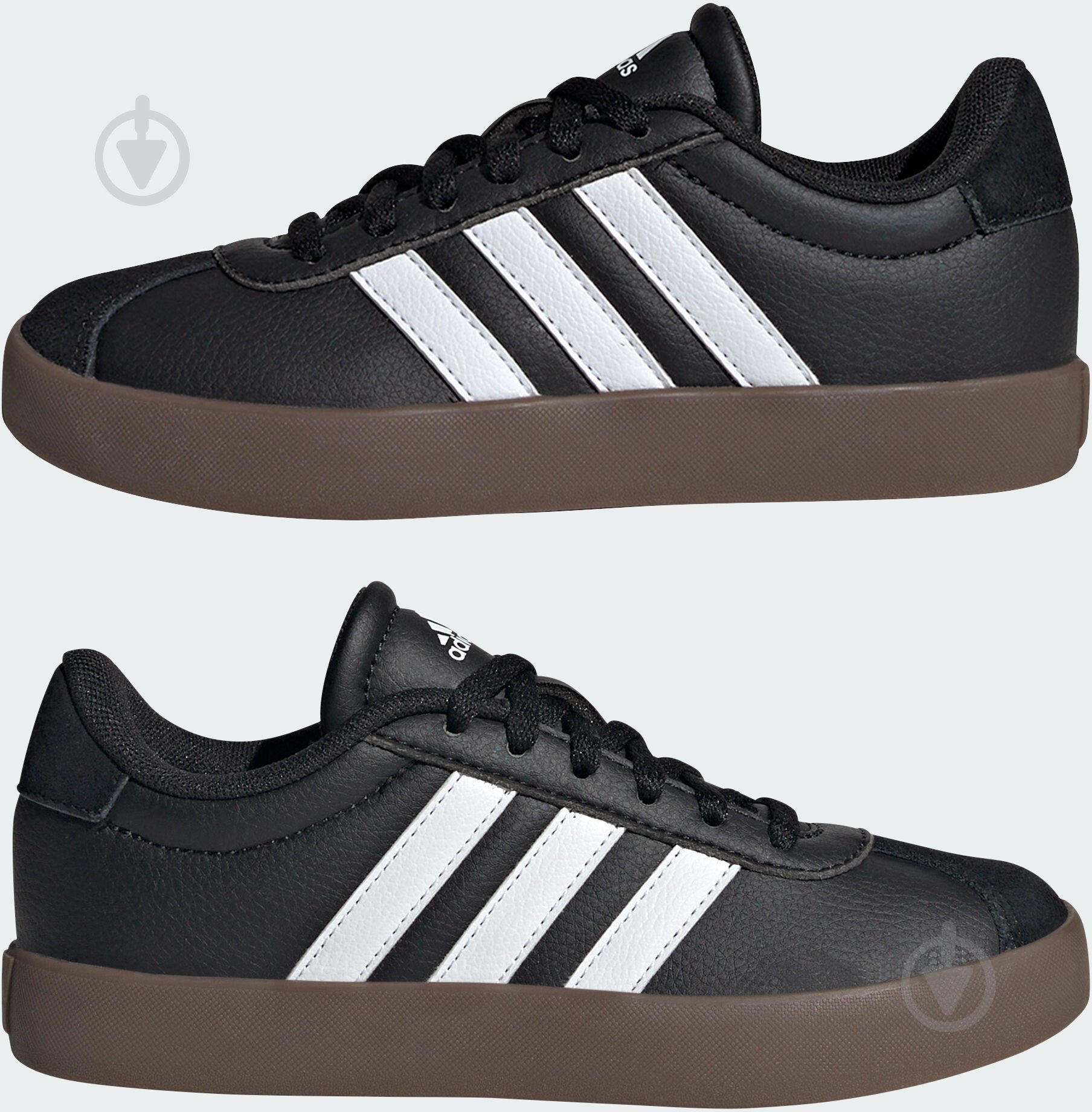 Кросівки дитячі демісезонні Adidas VL COURT 3.0 K IE3630 р.35,5 чорні - фото 5 Кросівки дитячі демісезонні Adidas VL COURT 3.0 K IE3630 р.35,5 чорні - фото 5