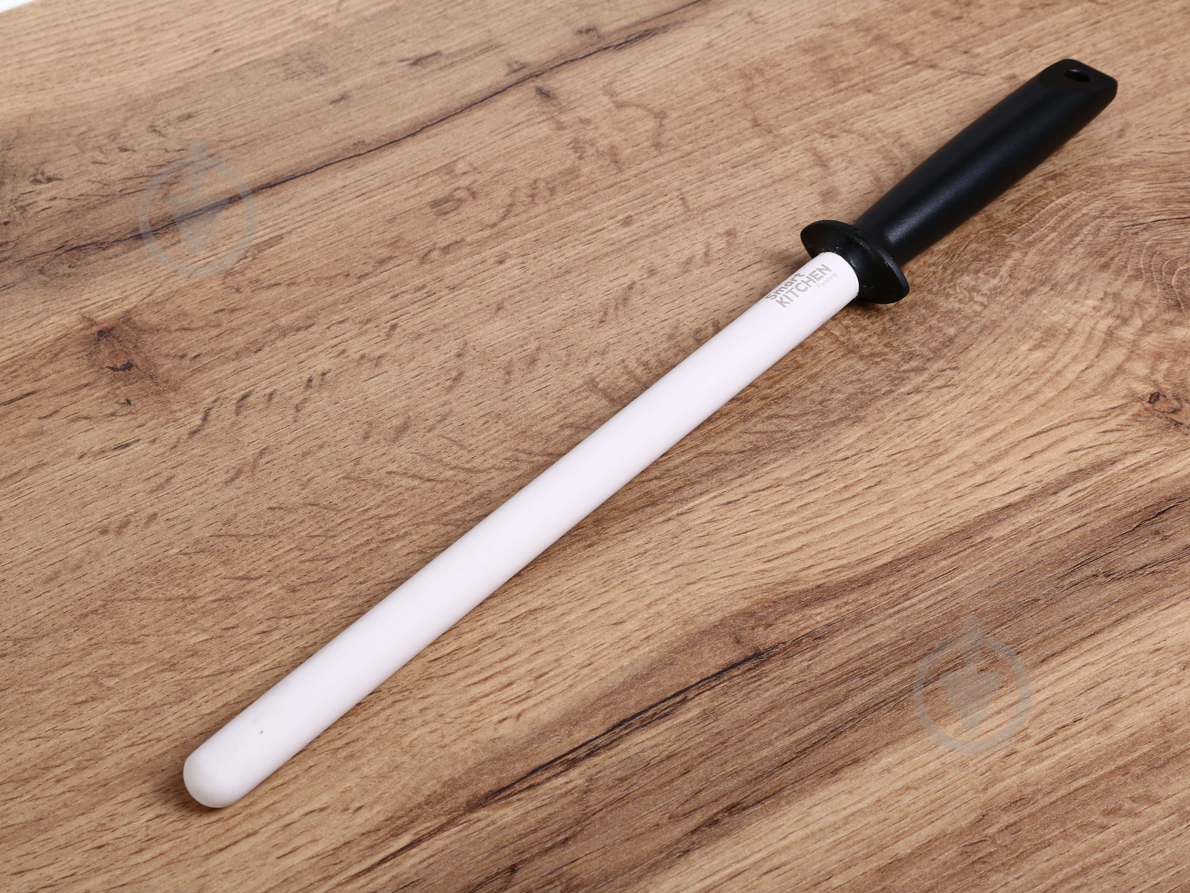 Мусат Smart Kitchen by Flamberg 22 см чорний із білим - фото 2 Мусат Smart Kitchen by Flamberg 22 см чорний із білим - фото 2