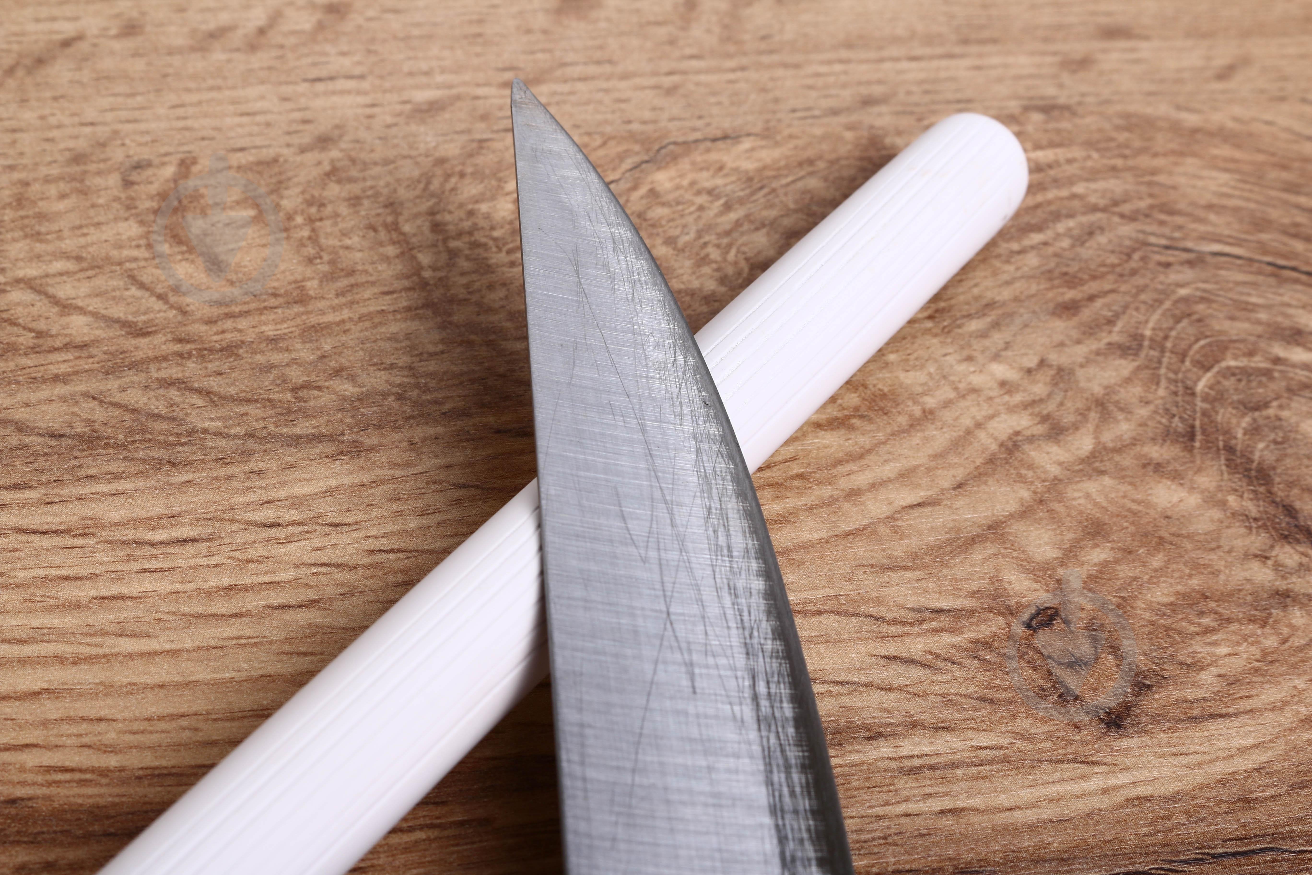 Мусат Smart Kitchen by Flamberg 22 см чорний із білим - фото 3 Мусат Smart Kitchen by Flamberg 22 см чорний із білим - фото 3