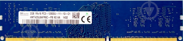 Оперативная память Hynix DDR3 SDRAM 2 GB (1x2GB) 1600 MHz (HMT425U6AFR6C-PB) Hynix - фото 2 Оперативная память Hynix DDR3 SDRAM 2 GB (1x2GB) 1600 MHz (HMT425U6AFR6C-PB) Hynix - фото 2