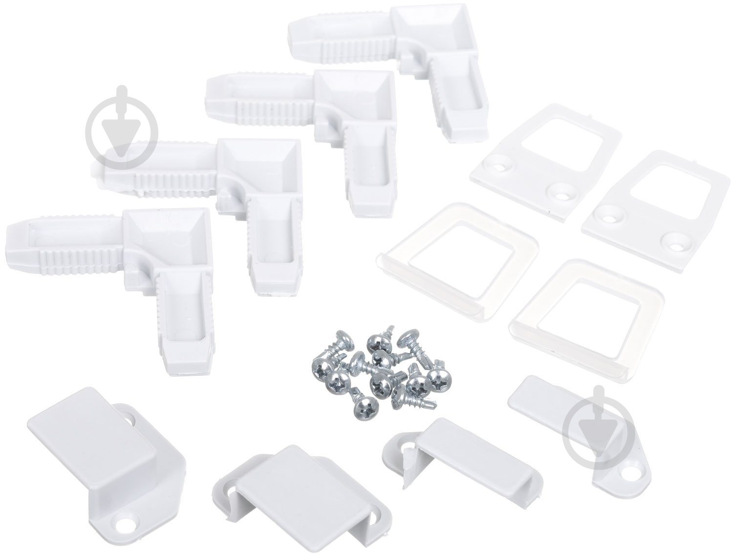 Комплект креплений для внешней москитной сетки Vektor белый - фото 2